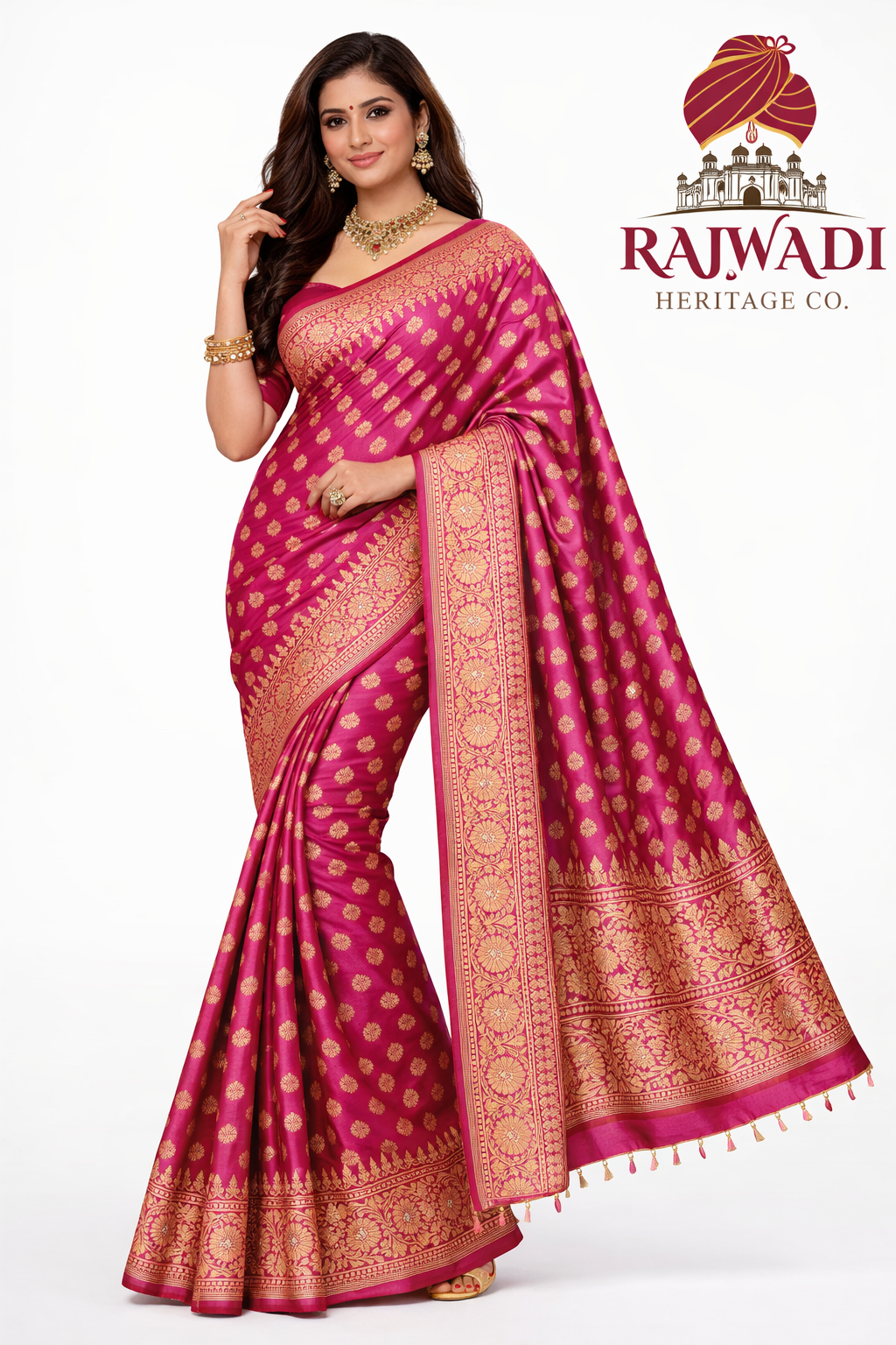 Rajwadi Pink Banaras
